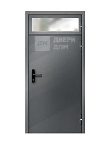 Глухая противопожарная дверь ДПМ-01 EI-30 однопольная с фрамугой